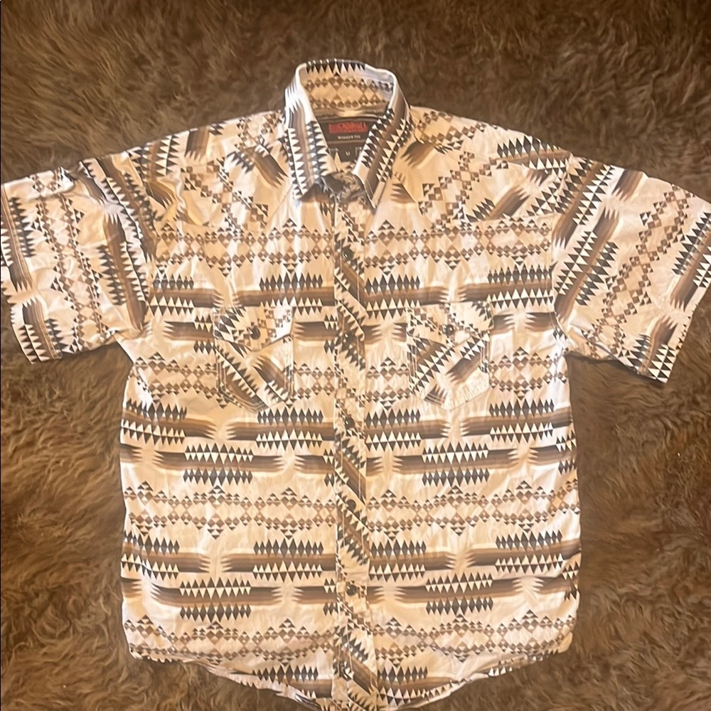 Pendleton Black and White Casual Button Down Shirt